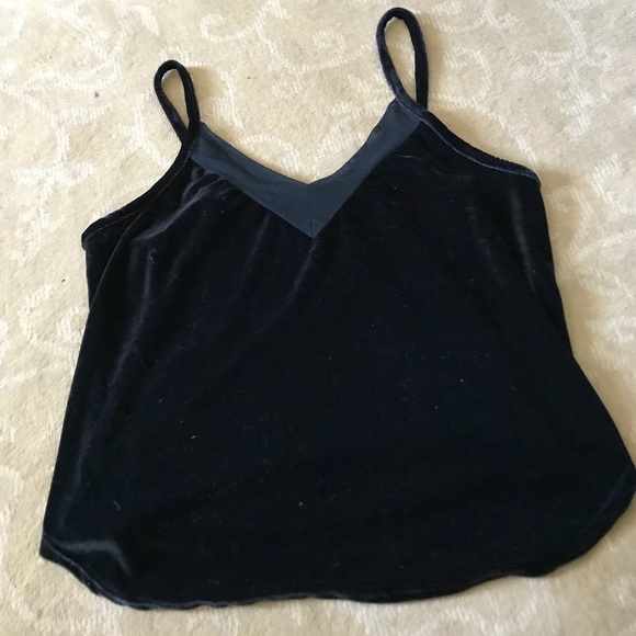 NWOT Kendall and Kylie Velvet mesh top - Picture 2 of 3